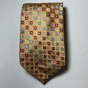 Barney's New York Silk Neck Tie, 59"L, 3.5"W, Gold